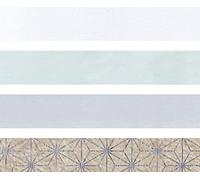 96 Origami Paper Strips for 24 Advent Stars - Silver/Natural