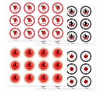 96 PCS Poppy Flower Decals, Poppy Day Sticker, Lest We Forget Stickers, Remembrance Day Tribute, Remembrances Days Decoration, Remembrance Days Red Poppies Stickers for Windows, Cars, Fridges Decor