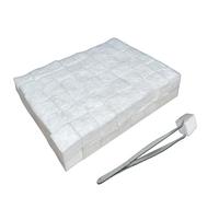 96 Pcs Small Ceramic Wool Wick for Tabletop Fire Pit, Suitable Ethanol Fireplace ,Carbon Felt Indoor