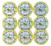 96 Personalised Sparkle Gold Star 30mm Reward Stickers + 60 Free Mini Smiles for Teachers Schools