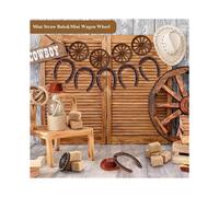 96 Pieces Western Party Decorations for Cowboy Girls Vintage Western Horseshoe RaceDerby Party Supplies