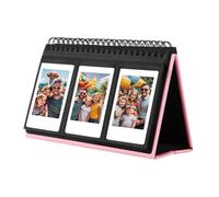 96 Pockets Desk Calendar Album for Fujifilm Instax Mini Camera, Polaroid Camera, for Fujifilm Instax Mini 11 90 70 9 8+ 8 LiPlay Instant Camera, Polaroid Snap SnapTouch PIC-300 Instant Camera (Pink)