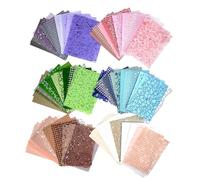 96 Sheets Textured Scrapbook Paper and Mesh Fabric Assorted Set,6 Pack Mixed Special Material Colored Paper for Junk Journal,Collage,Scrapbook,Art Diary,Mixed Media,Card Making,DIY Craft