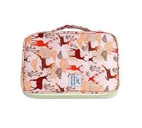96 Slots Colored Pencil Case Large Capacity Holder Pen Organizer Bag Christmas Deer