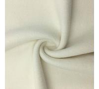 96" Wide 3 Metre Long Super Soft Quilt Back Anti Pill Fleece Cream Colour for Quilting Backing Blankets Warm Garments