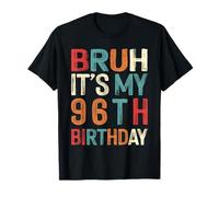 96 Years Old Bday Decorations Retro 96th Birthday T-Shirt