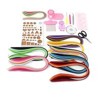 960 Sheets Paper Quilling Starter Kit Handicraft Supplies Craft Making Paper Winding Tool Artificial Flowers DIY Craft Decorations Paper Art (3mm)