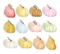 960 Sheets Pumpkin Pinecones Note Paper Adheive Small Notepads Reminder on Fridges Computer Notebook Calender Pumpkin Note Pad