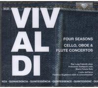 Pier Luigi Fabretti, Francesco Galligioni, Mario Folena, L'Arte dell'Arco, Federico Guglielmo - Quintessence Vivaldi: Four Seasons, Cello, Oboe & Flute Concertos