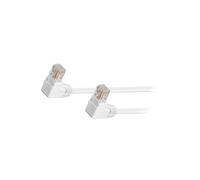 10 pcs : 96068 - Patch cord, U/UTP, 5e, stranded, CCA, PVC, white, 0.25m, 26AWG