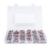 960Pcs Ceramic Capacitor Assortment Kit, In - Line DIY Electronic Components Set with 24 Values from 2pF to 0.1uF, 40Pcs Each Type for Hobbyists and Repair Projects