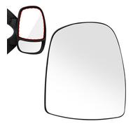 9636500QAK Upper Right Wing Mirror Glass Heated Driver Side Replacement for Renault Trafic MK2 Vauxhall Vivaro A Nissan Primastar 2001-2014
