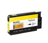 964 964XL Ink Cartridge Compatible With OfficeJet Pro 9010 9015 9019 9020 9025 Printers Works With 964xl 964 964 XL Models(1PC Yellow)