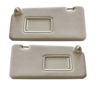 96401-EL31A For Nissan For Tiida 2004-2012 For Versa 2007-2012 Left And Right Sun Visors With Makeup Mirror Car Visor Extender Sun Blocker(Pair gray)
