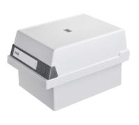 967-11, Card filing box A7 landscape. Innovative, attractive design holds 800...