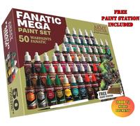 The Army Painter, Warpaints Fanatic Mega Set, 50x18ml Acrylic Model Paints