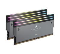 CORSAIR DOMINATOR TITANIUM RGB DDR5 RAM 96GB (2x48GB) 6000MHz CL30-36-36-76 1.40V AMD EXPO Intel XMP 3.0 Desktop Computer Memory - Grey (CMP96GX5M2B6000Z30)
