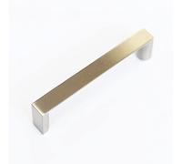 96mm Brushed Nickel Square D Handle for Kitchen Cabinets | Cupboards | Bedroom | Bathroom | Various Sizes