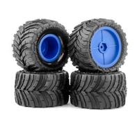 96mm Wheels Tires For ARRMA For QUAKE For GROM 1/16 Rc Car Parts | Oversized 96mm universal rubber tires deliver off-road grip stable handling for 1/16 scale RC trucks Tires