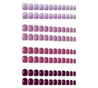 96PCS Press On Nail Mat Ballet Fake Nail Middle Full Coverage Fake Nail Tips Decorative Nail Art Accessories Manicure Supplies