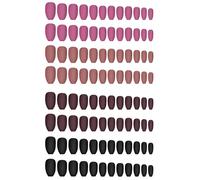 96PCS Press On Nail Mat Ballet Fake Nail Middle Full Coverage Fake Nail Tips Decorative Nail Art Accessories Manicure Supplies