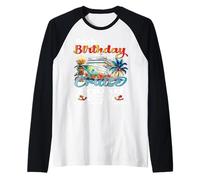 96th Birthday Cruise Squad Friends Family Vacation Matching Raglan Baseball Tee