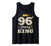 96th Birthday King 96 Years Old Birthday Party for Him Tank Top