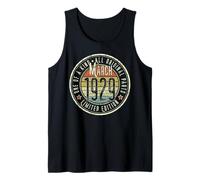 96th Birthday Vintage March 1929 Retro Limited Edition Tank Top