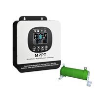 96V,10000W 60A 120A WIFI Remote MPPT Solar Charge Controller, 24V-96V Adaptive LCD Display Home Energy Storage Control System for Roofs