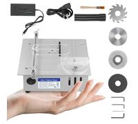 96W Mini Table Saw for Woodworking, Portable Precision Hobby Saw with Liftable Blade (0-16mm Depth), Adjustable Speed & Angle - DIY Wood Crafts, Model Making