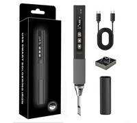 96W Smart Soldering Iron with for OLED Display, PD/QC Fast Heating Pen, Auto Sleep T12 Tip, Portable Electric Welding Tool for Electronics Repair(ZT-N1)