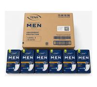 96x (6x16) Case of TENA Men Level 3, Premium Protect, High Absorbency, Discreet