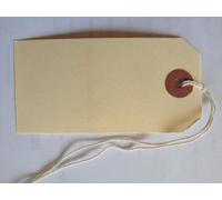 96x48mm Quality Cream Strung Tags pack of 50