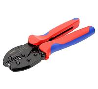 KNIPEX 97 52 34 PreciForce Crimping Pliers burnished with multi-component grips 220 mm, multi-colour