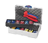 97 90 21 Set: for crimping connectors, end pieces Case KNIPEX