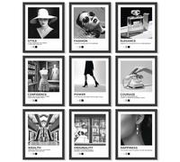 97 Decor Boujee Room Decor - Black And White Wall Art Posters, Black And White Pictures for Wall Decor, Vintage Fashion Prints Photos Artwork, Black Room Decorations for Women (8x10 UNFRAMED)
