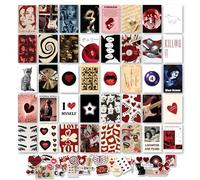 97 Decor Downtown Girl D Room Decor - 40 Pcs Downtown Girl Posters & Y2K Pictures, Retro Coquette Wall Art Kit, Rockstar Coquette Wall Art Prints (4x6 Inches)