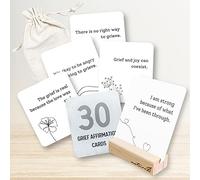 97 Decor Healing Grief Affirmation Cards - Grief Gifts for Loss Of Grandmother, Comfort Cards for Bereavement Gifts, Sympathy Card For Loss Of Dad Mom, Memorial Sympathy Gift for Loss Of Loved One