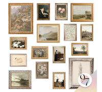 97 Decor Large 11x14 Vintage Wall Art Prints - Rustic Cottage Core Wall Decor, Vintage Pictures Wall Decor, Cozy French Country Posters Spring Gallery Wall Prints For Home Bedroom (11x14 Unframed)