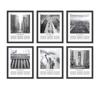 97 DECOR New York Poster - NYC Skyline Wall Art, New York City Art Prints, NYC Black and White Pictures for Wall Decor, New York Decor for Bedroom, Modern Brooklyn Bridge Photo Artwork (8x10 UNFRAMED)