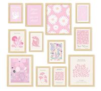 97 Decor Pink Wall Decor Aesthetic Pictures - Matisse Wall Art Pink Posters for Room Aesthetic, Abstract Danish Pastel Prins, Light Pink Dorm Wall Decor for College Girls Bedroom (8x10 Unframed).
