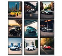 97 Decor Sports Posters For Boys Room - Race Car Room Decor For Men Guys, Super Poster Racing Car Wall Art Aesthetic, Cool Pictures Classic For Bedroom Dorm Man Cave (8x10 Unframed)