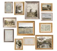 97 Decor Vintage Farmhouse Wall Art - Rustic Modern Posters for Bedroom Decor, French Country Farmhouse Wall Art, Unframed 8x10