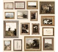 97 Decor Vintage Wall Art Prints - 16 Pcs Antique Pictures, French Country Decor Botanical Posters, Moody Gallery Wall Pictures For Home Bedroom (Unframed)