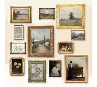 97 Decor Vintage Wall Art Prints - French Antique Decor, Vintage Pictures Wall Decorations, Moody Gallery Wall Art, Landscape Paintings Farmhouse Antique Posters for Home Bedroom (8x10 Unframed)