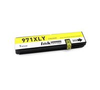 970XL 971XL Ink Cartridge Compatible For HP OfficeJet Pro X476dw | Works for X451dw X576dw X551dw printers, suitable for office document printing.(Y)