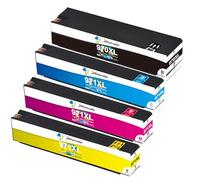 970XL 971XL Ink Cartridges Compatible with HP 970 971 XL Cartridge, 4 Pack