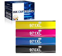 970XL 971XL Ink Cartridges Compatible with HP 970 XL 971 XL Ink Multipack