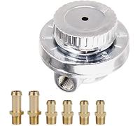 9710 Fuel Pressure Regulator Kit: 1-5PSI Manual Adjustable Engine Carburetor Carb With 1/4", 5/16",3/8" Fuel Adapters