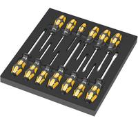 Wera 9714 Thermoformed Sponge Chisel Screwdriver Set 1, 13 Pieces